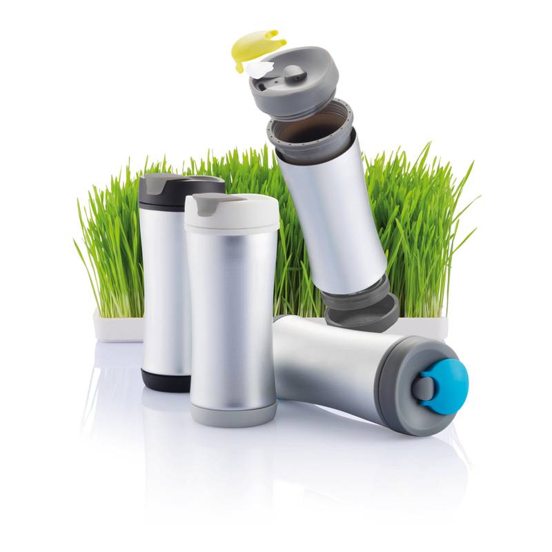 AMELO EKO dizajnový dvojstenný termohrnček, 225 ml,zelená AMELO EKO dizajnový dvojstenný termohrnček, 225 ml,zelená